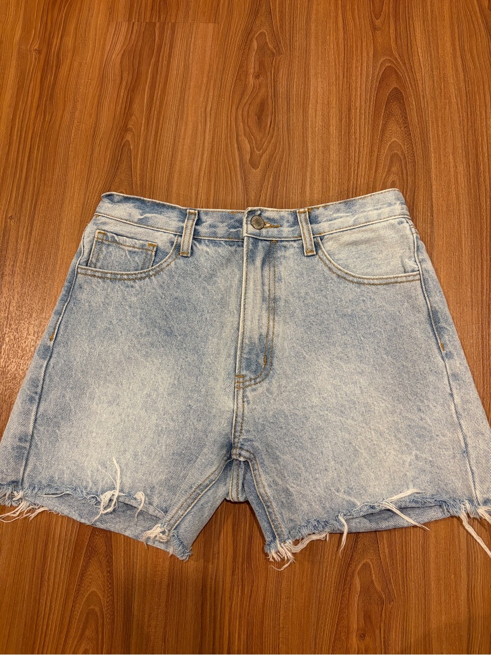 Brandy Melville John Galt Light Wash Denim Jean Shorts